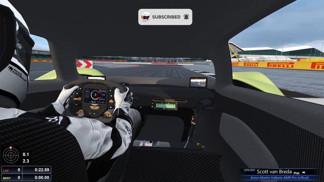 Aston Martin Valkyrie AMR PRO | First Flying Lap at Silverstone | Assetto Corsa смотреть онлайн