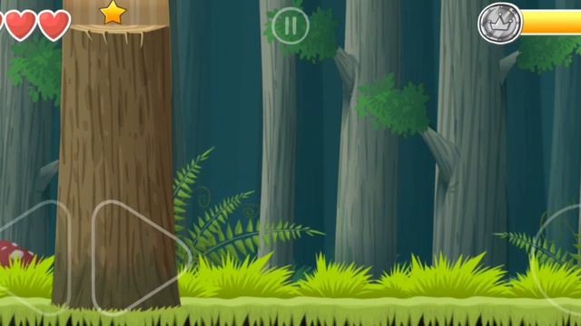 Виноградный шар прыгает по деревьям, сражается с чёрными квадратами, и собирает звёзды смотреть онлайн