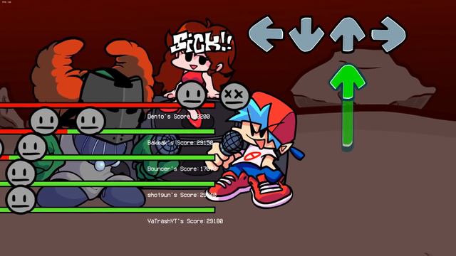 Friday Night Funkin' MULTIPLAYER BATTLE ROYALE Mod смотреть онлайн