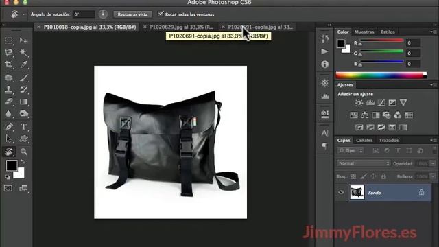 Rotar lienzo 2-8 Tutoriales Photoshop Online GRATIS смотреть онлайн