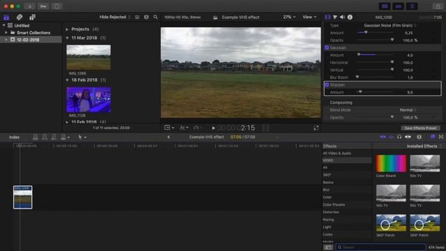 VHS Effect Tutorial - Final Cut Pro смотреть онлайн