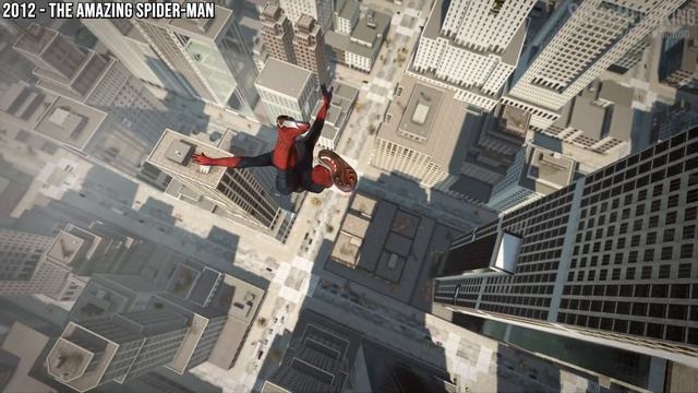 Spider-Man Falling Down Evolution in Games смотреть онлайн