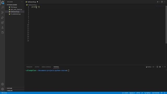 Hello World Python | How to print hello world in python смотреть онлайн