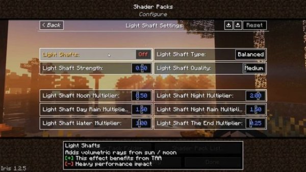 Best Complementary shader settings | Boost fps (up to 1.19)