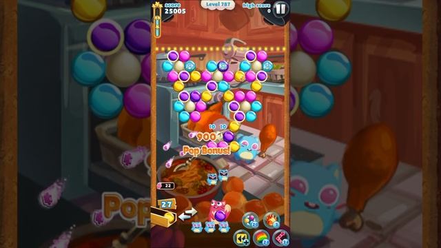 Bubble Mania level 787 with 3 Stars - No Booster смотреть онлайн