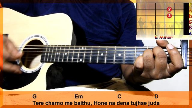 Khuda Jo Tujhse Juda Guitar Chords Tutorial... смотреть онлайн