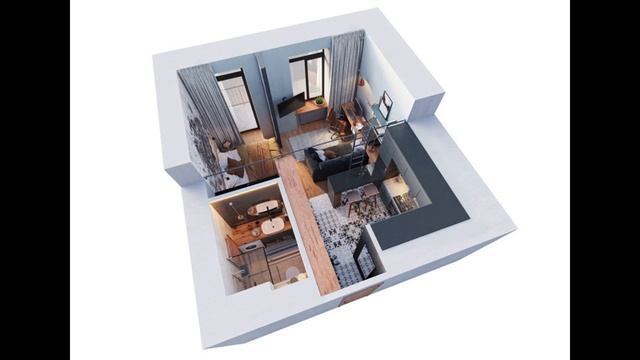 Как эффективно распределить пространство в квартире площадью менее 30 «квадратов» смотреть онлайн