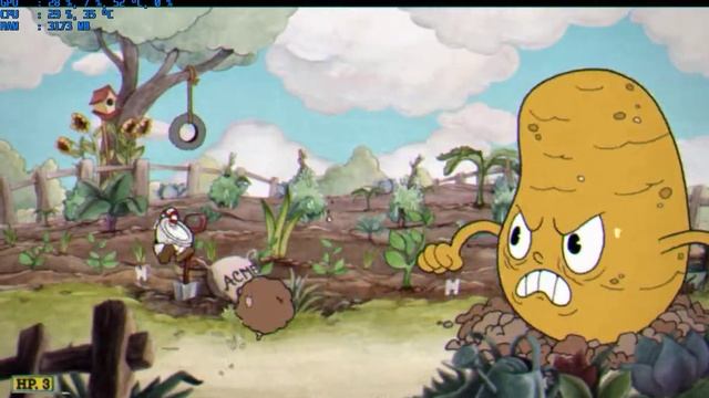 Cuphead Gameplay on Nvidia GTX 1060 смотреть онлайн