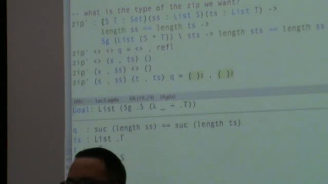 Conor McBride - Dependently-Typed Metaprogramming 1/8: Introduction via Vectors смотреть онлайн