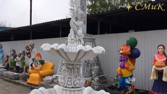 Фонтан садовый Каменный цветок. TWO TIER POND WATER FOUNTAIN. New product. смотреть онлайн