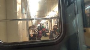 Поездка на поезде метро «Русич» по Кольцевой линии «Против часовой стрелки»