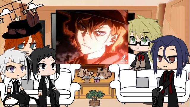 Bsd react to Dazai (angst)[part 1/2] смотреть онлайн