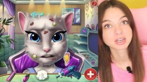 Очень странная ИГРА про ГОВОРЯЩУЮ АНДЖЕЛУ! ЖУТКАЯ ГОВОРЯЩАЯ АНДЖЕЛА у КОСМЕТОЛОГА!
