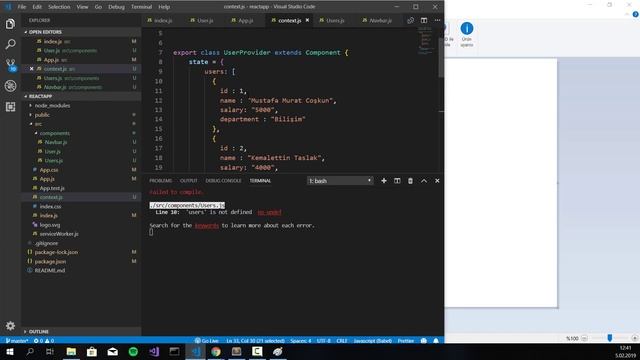 React Dersleri 21 - Context Api - Provider ve Consumer Kullanımı смотреть онлайн
