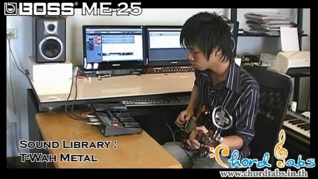 Review Boss ME-25 by www.chordtabs.in.th смотреть онлайн