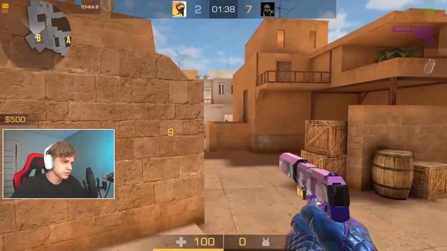 Я затроллил КЕНТА с 1 ХП в ДУЭЛИ ПРЯМО НА СТРИМЕ.. (STANDOFF 2) смотреть онлайн