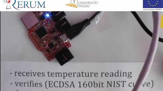 RERUM On Device Signatures (JSON and ECDSA) Prototype смотреть онлайн