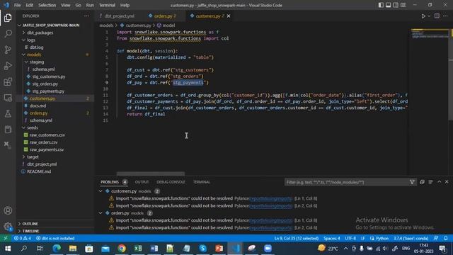 Using Data build tool(dbt) with python to create ELT pipeline in snowflake смотреть онлайн