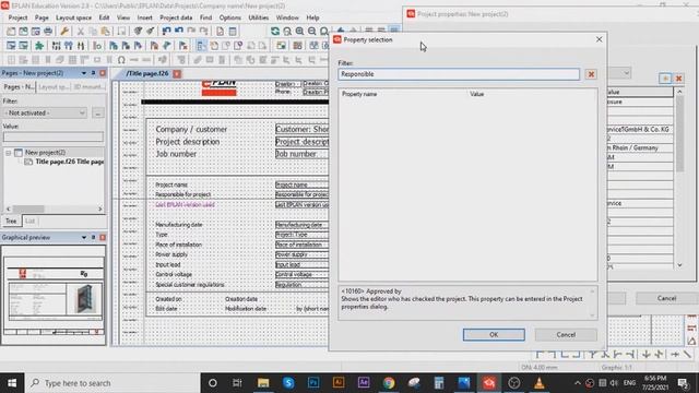 Eplan Electric P8 V2.9 || Tutorial N.5 || How to create a title page for projects смотреть онлайн