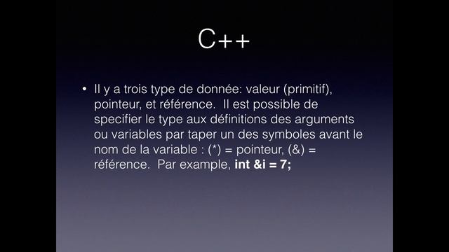 Programmation Java et C++ - Comparaison des arguments, primitifs, objets, et pointeurs смотреть онлайн