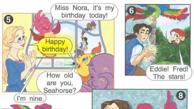 Раздел 5 - Упражнение 5 - Страницы 44-45 (Английский язык 2 класс, учебник Комарова, Ларионова) смотреть онлайн