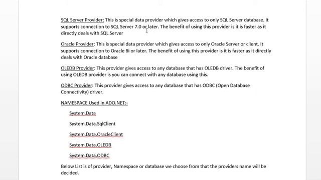 ADO.net | Data Provider смотреть онлайн