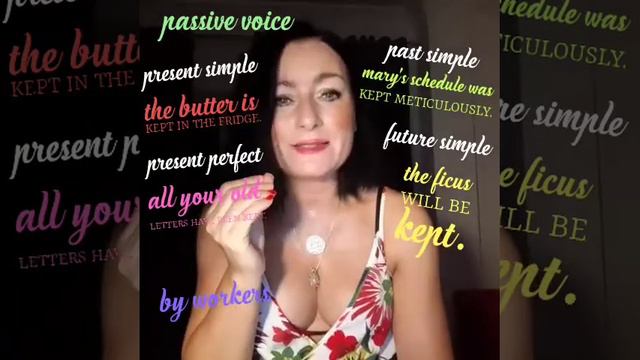 English by Adriana, Passive Voice - present simple, present perfect, past simple, future simple смотреть онлайн