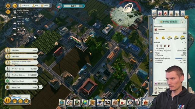 Tropico 6: Invasion of the Boredom! full playthrough + win with gameplay (Festival DLC) смотреть онлайн