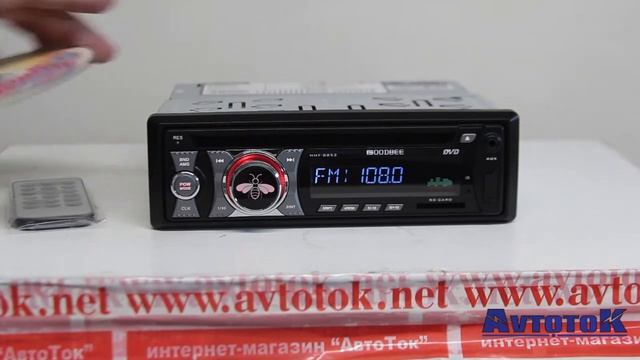Автомагнитола 1 Din GOODBEE HMF-8852 DVD/USB/FM