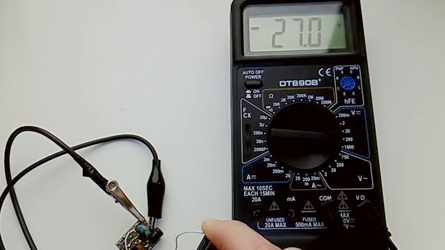 Питание мультиметра от 1,5 Вольт
