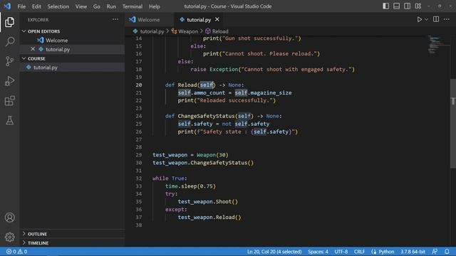 Classes / Objects with Code Example - Python Full Course - Learn Python смотреть онлайн