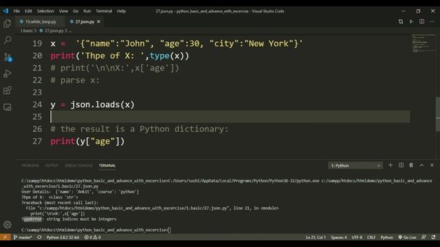 How to use json in python | Full Python Course in Hindi смотреть онлайн