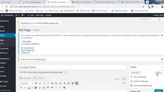 WPforms Lite Settings : How To Create Contact Form With Full Setting Discussed 2020 смотреть онлайн