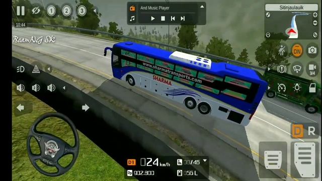 Bus Simulator Game - B9R Volvo Multiaxle Bus Mod - Bus Simulator Indonesia - BeamNG SK - смотреть онлайн