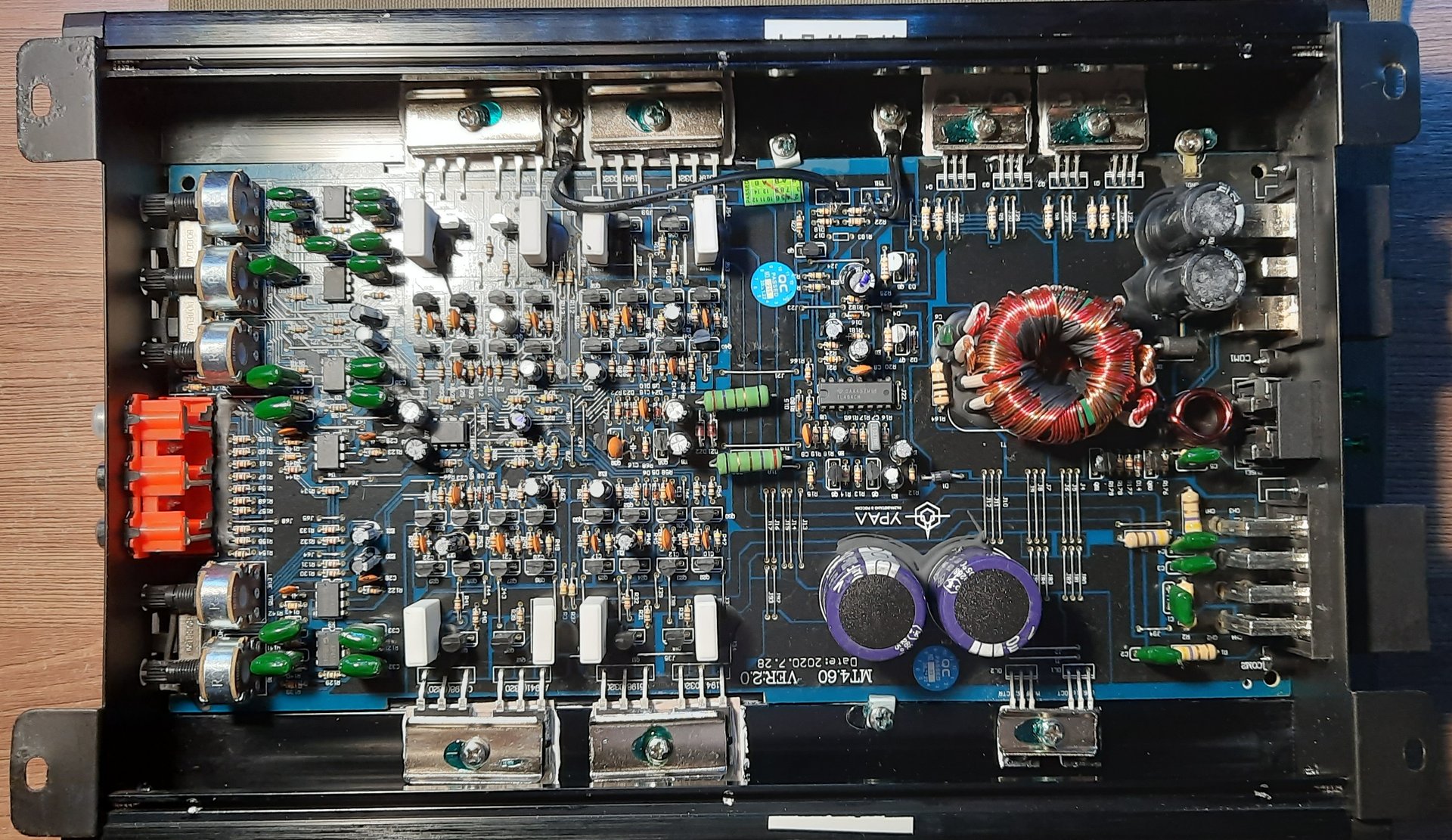 ремонт автомобильного усилителя УРАЛ МТ 4.60