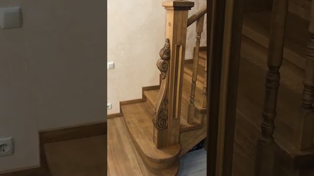 Межэтажная лестница на металлокаркасе #shorts смотреть онлайн