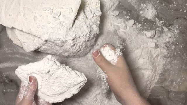 Gritty Chalk Slab Crush | Oddly Satisfying | ASMR | Sleep Aid