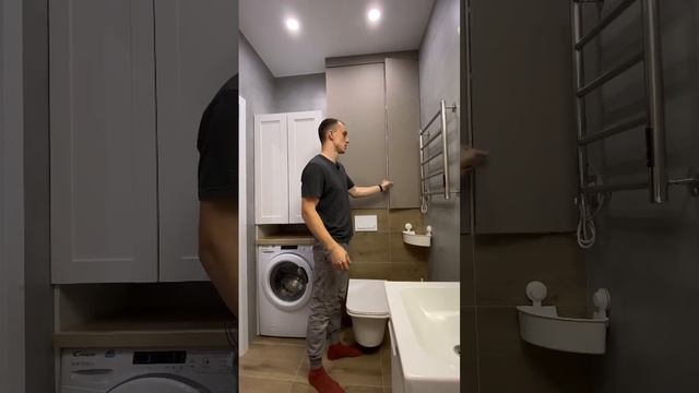 Удобный шкафчик над инсталляцией смотреть онлайн