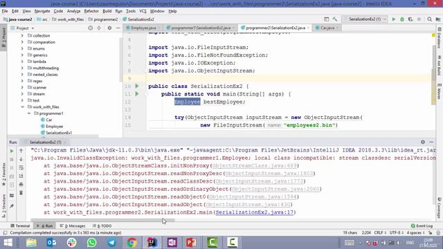 Java - получи чёрный пояс! 8. Сериализация. Часть 2 смотреть онлайн