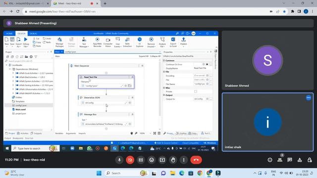 Part 12 UI PATH How to Read config.json file and Use in Application as Data смотреть онлайн