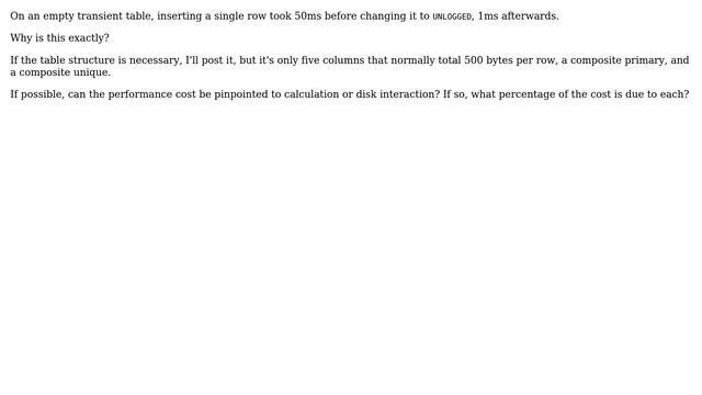Why is logging "slow"? смотреть онлайн