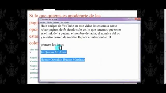 Robar paginas de facebook siendo creador de contenido limitado 2013 Actualizado 17/06/2013 смотреть онлайн