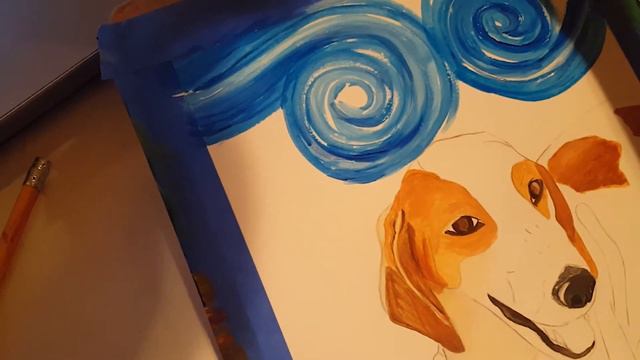 CóMO pintar un PERRITO con ACRILICO |Laura Veronica смотреть онлайн