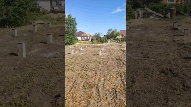 ЖБ сваи под дом. СНТ Сибирь. Фундамент в Барнауле и Алтайском крае. смотреть онлайн