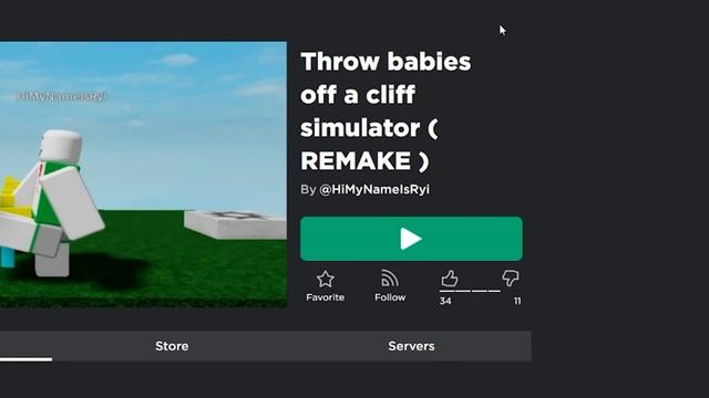 ROBLOX BABY THROWING SIMULATOR смотреть онлайн
