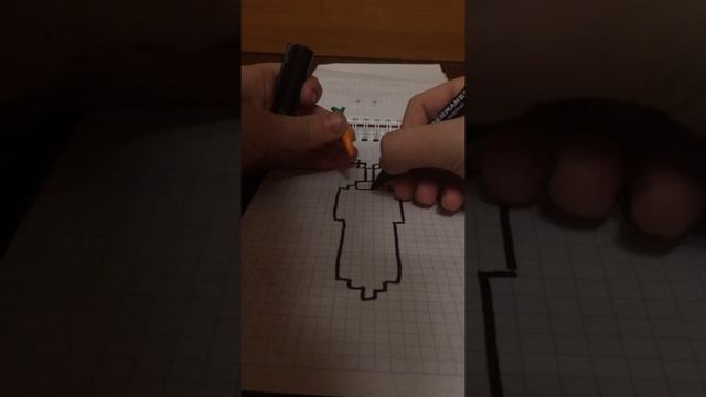 рисуем морковку из лего по клеточкам смотреть онлайн