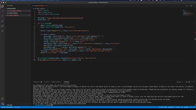 Scraping a Page Using Python Part 2 - Exporting to Excel смотреть онлайн