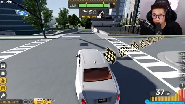 I Became The FASTEST Taxi Driver in Driving Empire! (TAXI UPDATE) смотреть онлайн