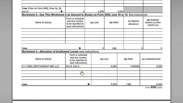 How to Complete IRS Form 8582 - Passive Activity Loss Limitations смотреть онлайн