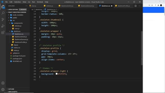 React Skeleton Screen Tutorial #6 - Light & Dark Themes смотреть онлайн